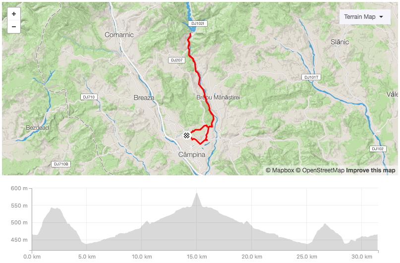 Muscel Paltinu road cycling out and about